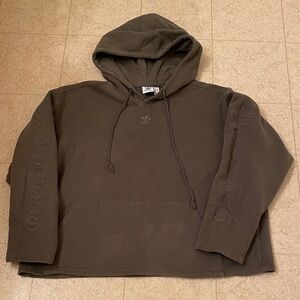 Pre love Adidas unisex Dark green Hoodie